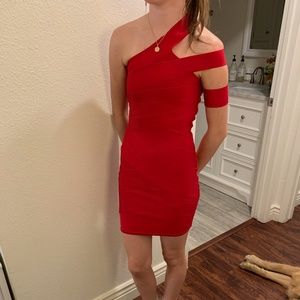 Short Red Bodycon Dress